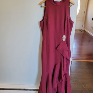 Vince Camuto formal gown. Maroon.
